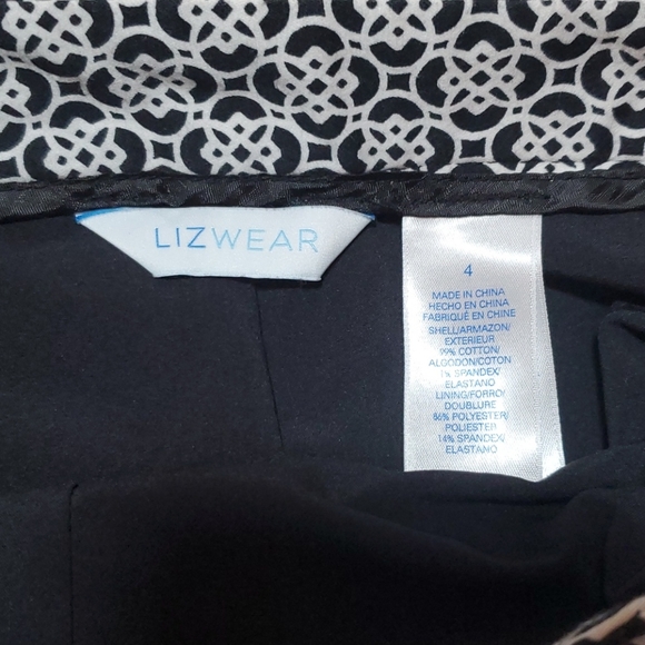 Liz Wear black and white skirt size 4 - Picture 4 of 6